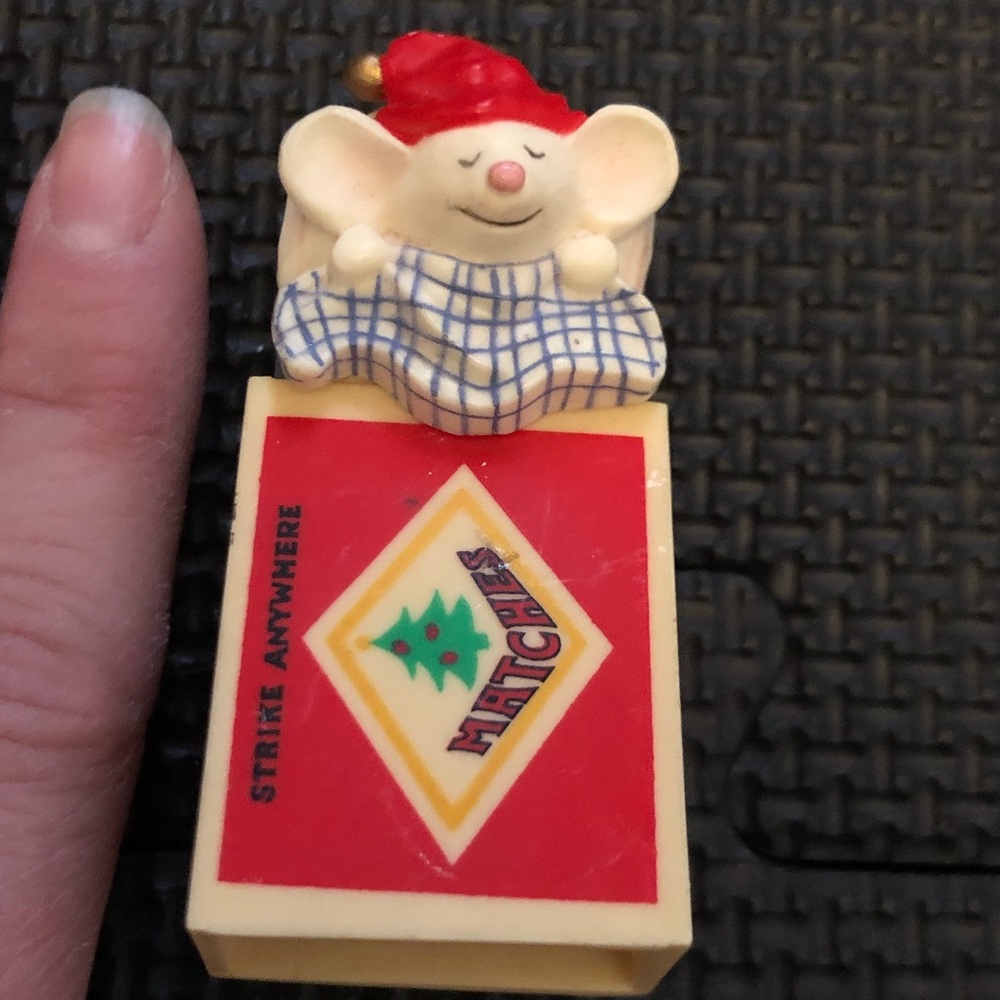 Hallmark Cards, Inc. Mouse Mice Christmas Ornament Matches